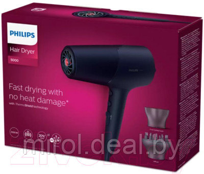 Фен Philips BHD510/00 - фото 5 - id-p224441217