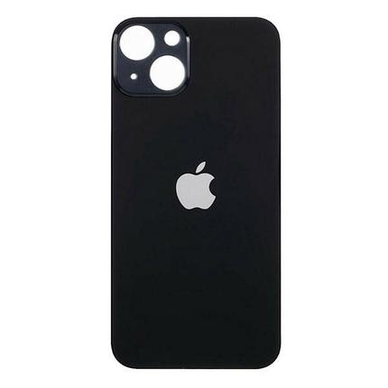 Задняя крышка для Apple iPhone 13 mini (широкое отверстие под камеру), черная, фото 2