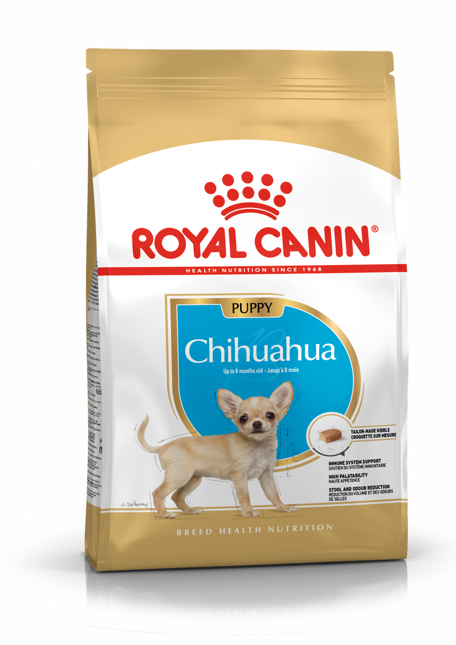 Royal Canin Chihuahua Puppy, сухой корм для щенков породы чихуахуа в возрасте до 8 месяцев, 0,5кг., (Россия) - фото 1 - id-p224441338
