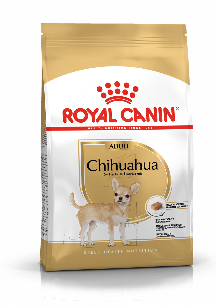 Сухой корм Royal Canin Chihuahua для взрослых собак породы чихуахуа 500гр.