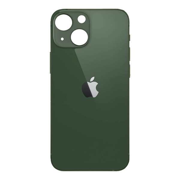 Задняя крышка для Apple iPhone 13 mini (широкое отверстие под камеру), зеленая - фото 1 - id-p224441381