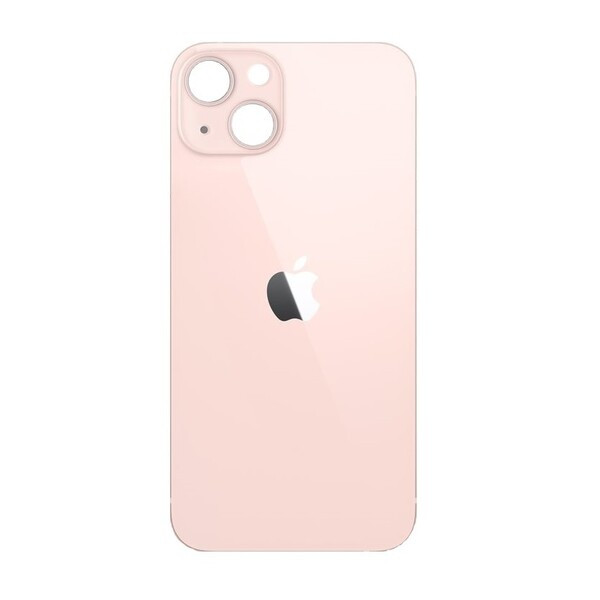 Задняя крышка для Apple iPhone 13 mini (широкое отверстие под камеру), розовая - фото 1 - id-p224441418