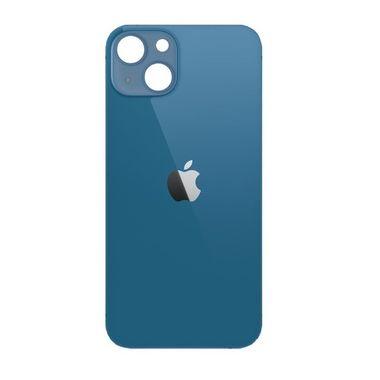 Задняя крышка для Apple iPhone 13 mini (широкое отверстие под камеру), синяя