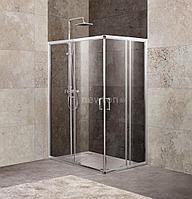 Душевой уголок BelBagno UNIQUE-AH-2-100/115-75/90-P-Cr (рифленое стекло)