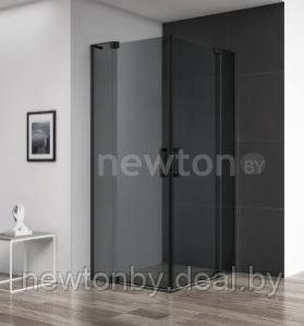 Душевой уголок Cezares SLIDER-A-2-80/90-GRIGIO-NERO - фото 1 - id-p224441530