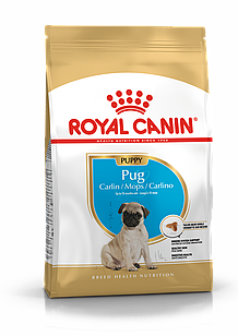 Сухой корм Royal Canin Pug Puppy для щенков породы мопс в возрасте до 10 месяцев 1,5кг.