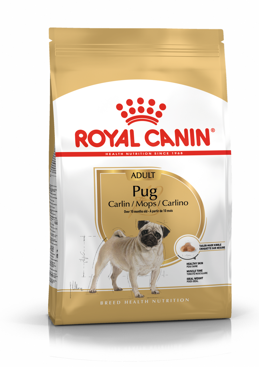 Сухой корм Royal Canin Pug Adult для взрослых собак породы мопс 500гр.