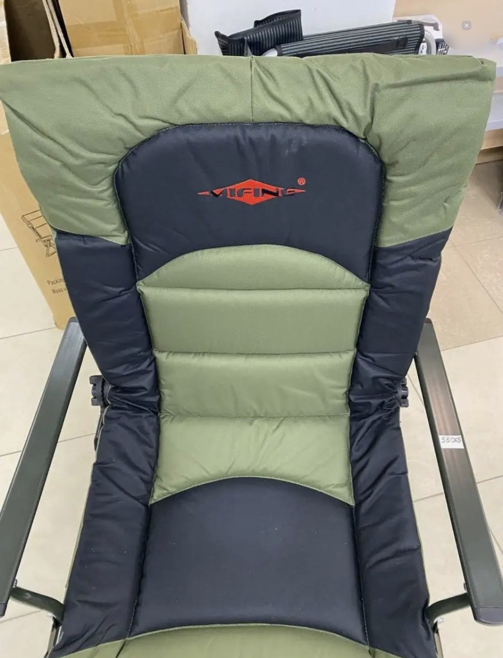 Кресло карповое с подлокотниками Mifine 55065 с подлокотниками регулируемые спина и ножки до 120 кг - фото 2 - id-p62239921