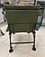 Кресло карповое с подлокотниками Mifine 55065 с подлокотниками регулируемые спина и ножки до 120 кг, фото 5