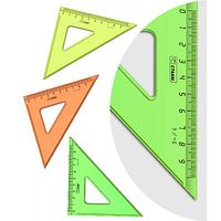 Треугольник 9 см,45гр. 4 цвета ТК32