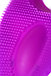 Виброкольцо с ресничками перезаряжаемое JOS  RICO, Силикон, Фиолетовый, 9 см, фото 7