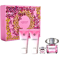 Женский подарочный набор Versace BRIGHT CRYSTAL 4 в 1-м (PREMIUM)