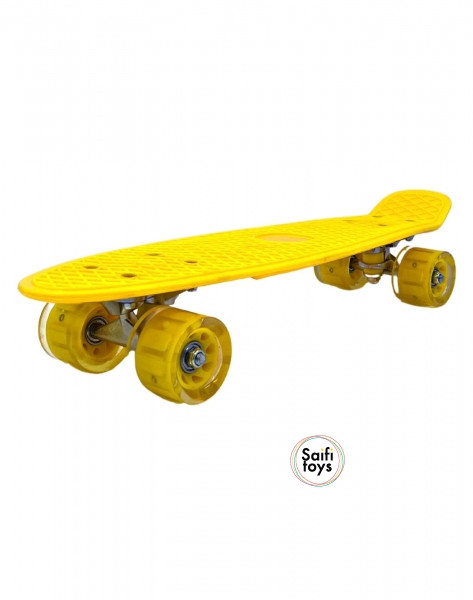 Скейтборд 120 (желтый) - фото 2 - id-p224444680