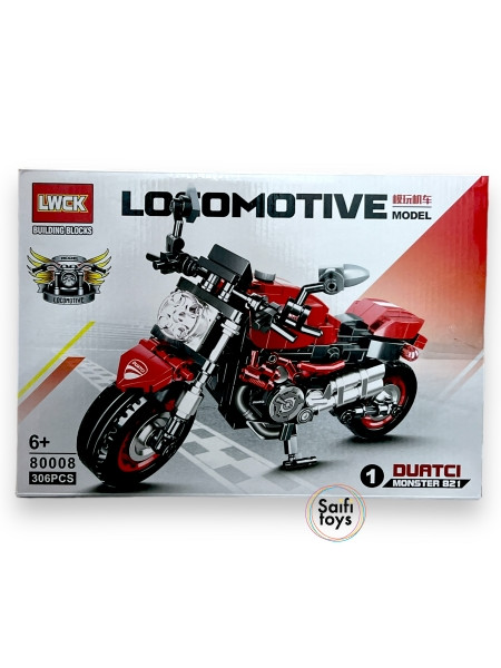 Конструктор Sembo Block «Мотоцикл» 306 деталей. - фото 1 - id-p224444762
