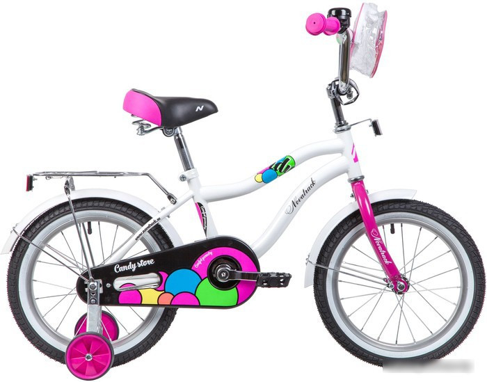 Детский велосипед Novatrack Candy 16 2023 165CANDY.WT23 (белый) - фото 1 - id-p224445243