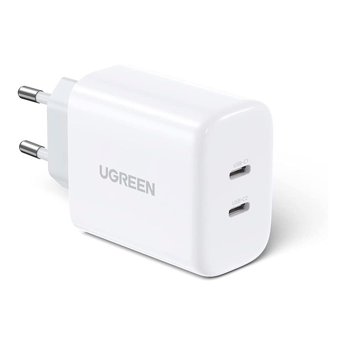 Зарядное устройство Ugreen 2 порта USB-C / CD243