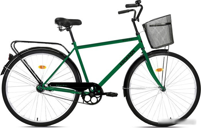 Велосипед Krakken Admiral 2023 (зеленый) - фото 1 - id-p224445356