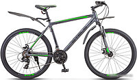 Велосипед Stels Navigator 620 MD 26 V010 р.14 2023 (серый/зеленый)