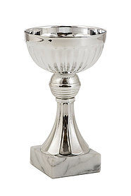 Кубок " Луна" на мраморной подставке , высота 14 см, чаша 8 см  арт.423-140-80