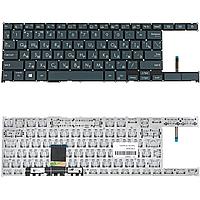 Клавиатура для ноутбука ASUS ZenBook Duo UX481 чёрная, с подсветкой RU