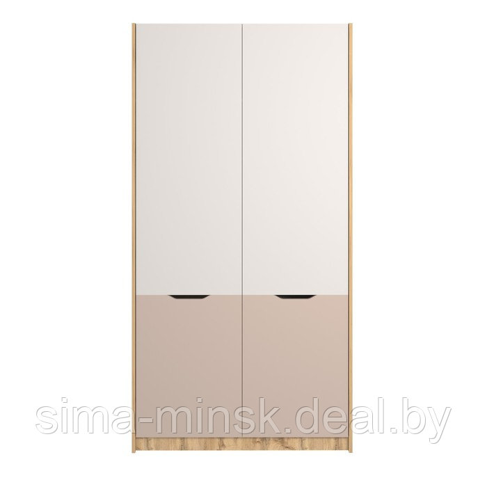 Шкаф для одежды «Модена», 1032×459×2010 мм, дуб вотан / кашемир серый / глиняный серый - фото 3 - id-p224447991