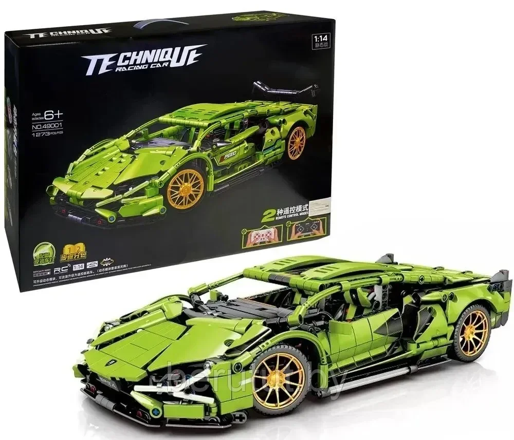 Конструктор гоночная машина Lamborghini 1273 деталей