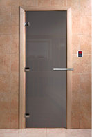 Стеклянная дверь для бани/сауны Doorwood Сумерки 190х70