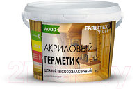 Герметик акриловый Farbitex Профи Wood шовный высокоэластичный