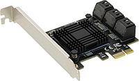 Контроллер Orient AJ1062S6 (RTL) PCI-Ex1 SATA 6Gb/s 6port-int