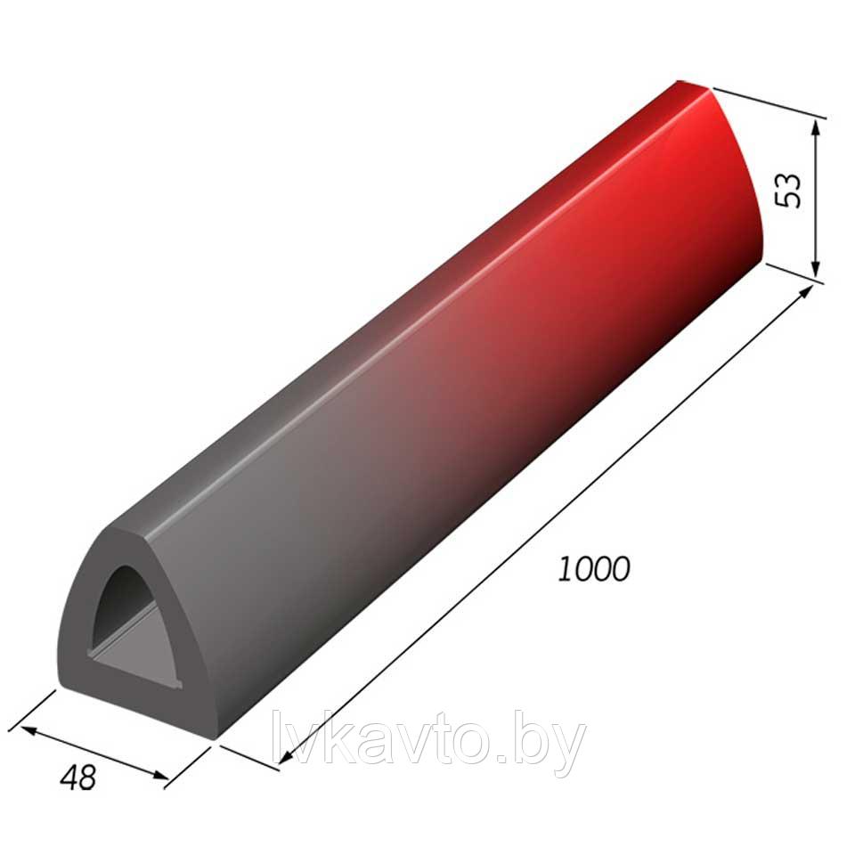 Отбойник (буфер) 48х53 мм   (1 м пог)
