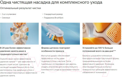 Набор насадок для зубной щетки Philips HX9092/10 - фото 2 - id-p224449907