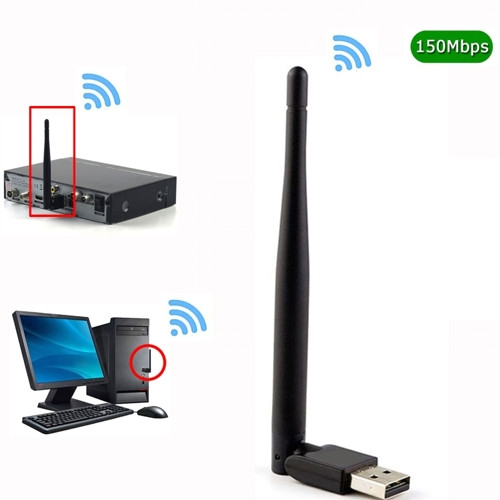 USB Wi-Fi адаптер SELENGA с антенной, чипсет MT7601 (802.11b/g/n, 150Mbps), подходит для ПК и ТВ приставок - фото 2 - id-p94644631
