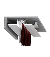 Карниз скрытый КС-69 для гипсокартона Белый 2,0 м