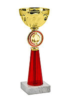 Кубок "Вулкан" мраморной подставке , высота 21 см, диаметр чаши 8 см , арт.376-210-80