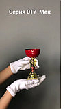 Кубок "Мак" на мраморной подставке высота 17см, чаша 8 см    арт. 017-170-80, фото 2