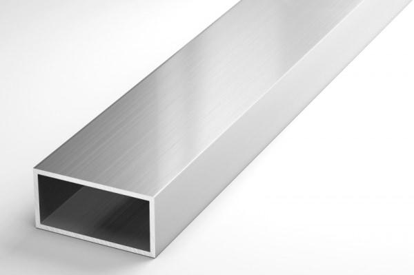Алюминиевая труба прямоугольная 40х20х2 (2,0 м) - фото 1 - id-p216380790