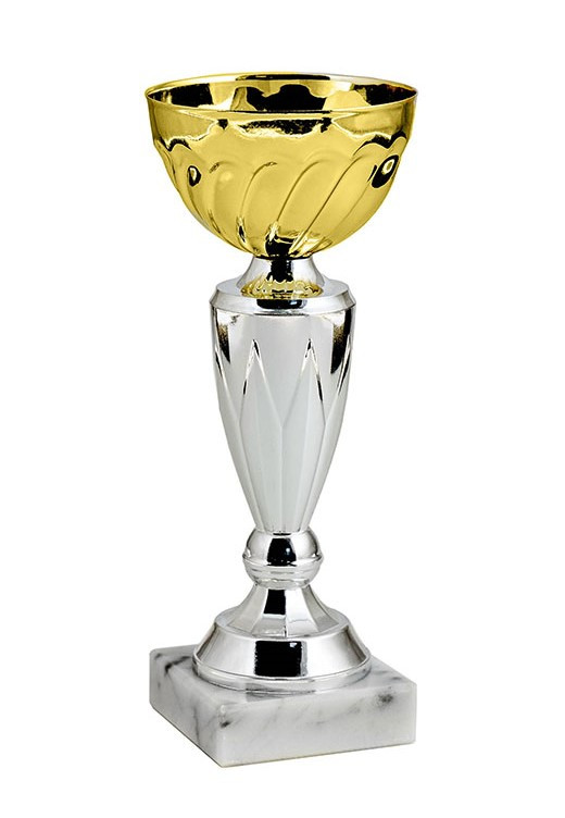 Кубок  на мраморной подставке высота 19 см, чаша 8 см    арт. 387-190-80