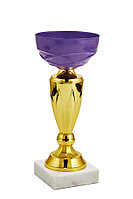 Кубок "Ирис" на мраморной подставке высота 19 см, чаша 8 см арт. 286-190-80