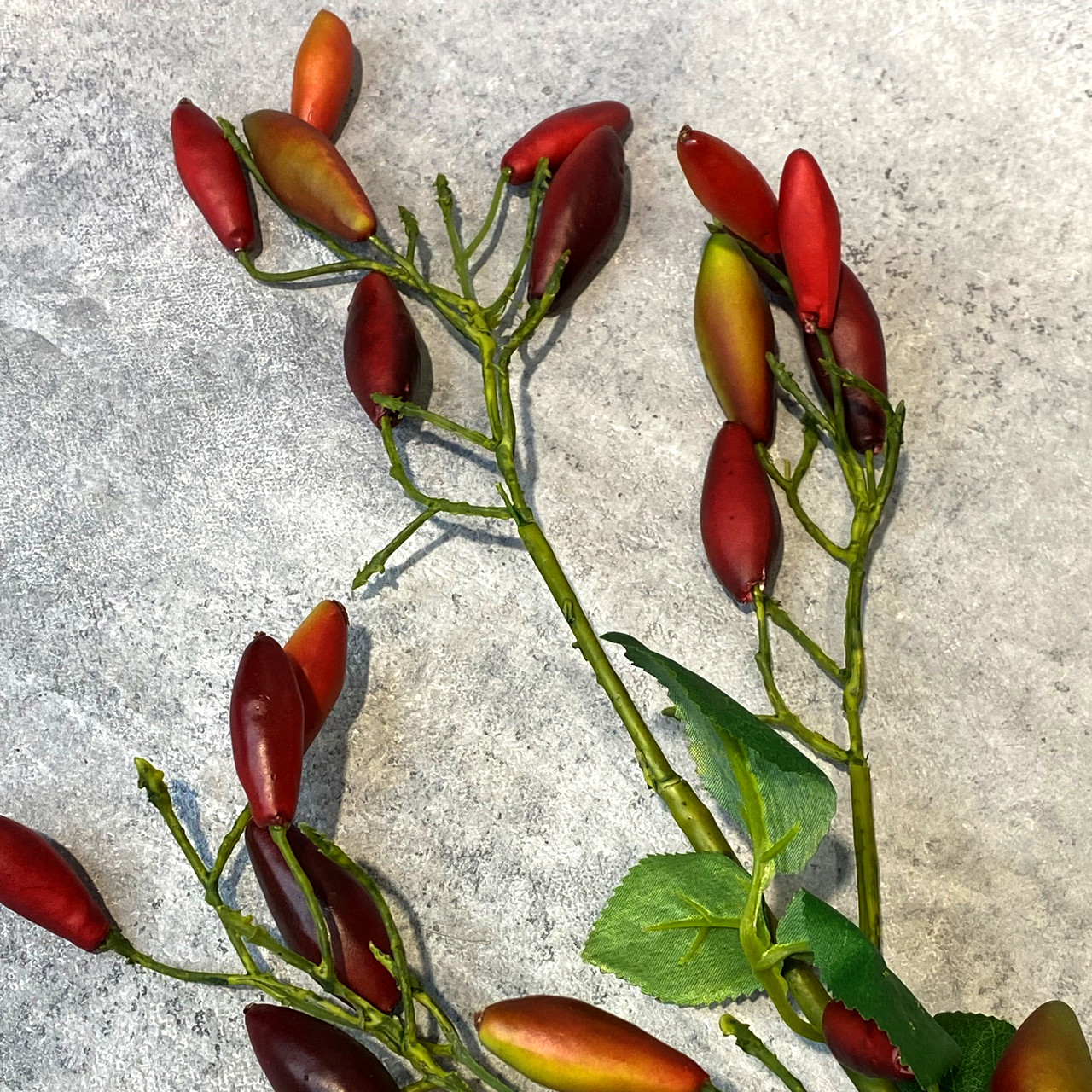 Искусственные цветы ветка Шиповник с ягодами высокая - фото 4 - id-p224452997