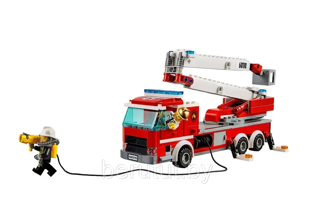 Конструктор для детей City пожарная часть 919 деталей аналог Лего - фото 6 - id-p224453936