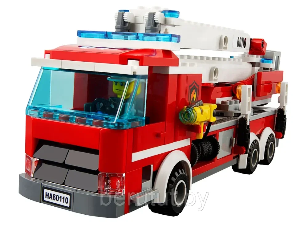 Конструктор для детей City пожарная часть 919 деталей аналог Лего - фото 4 - id-p224453936
