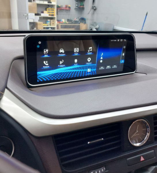 Штатная магнитола Radiola для Lexus RX IV (2015-2019) на Android 12 (джойстик в виде шайбы) 8/128gb - фото 1 - id-p95763932
