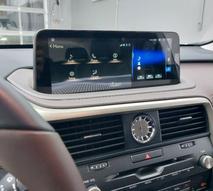 Штатная магнитола Radiola для Lexus RX IV 2019+ на Android 12 (джойстик в виде шайбы) 12.3 экран 8/128gb - фото 1 - id-p170148139