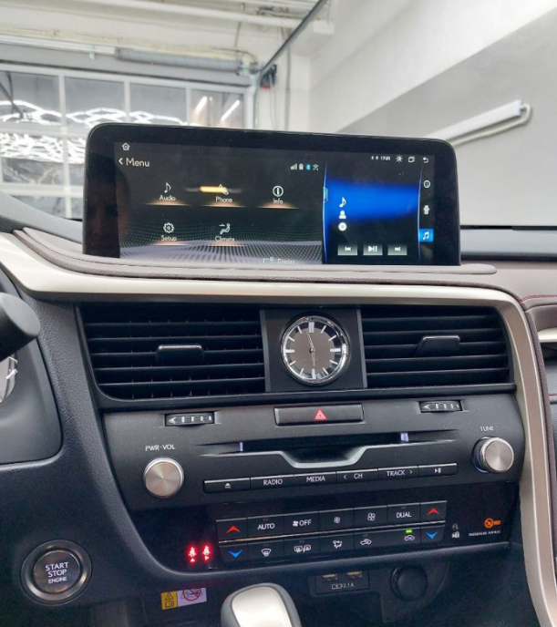 Штатная магнитола Radiola для Lexus RX IV 2019+ на Android 12 (джойстик в виде шайбы) 12.3 экран 8/128gb - фото 4 - id-p170148139