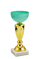 Кубок "Тиффани"на мраморной подставке высота 19 см, чаша 8 см арт. 373-190-80