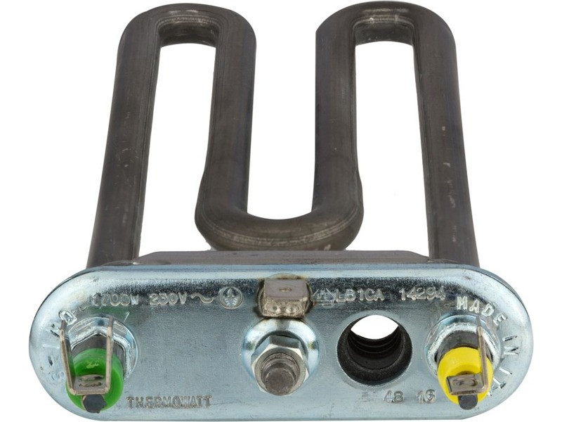 Нагревательный элемент ( ТЭН ) для стиральной машины Ariston C00087188 (Thermowatt, 1700W с отв.L=170, R13, - фото 2 - id-p139663250