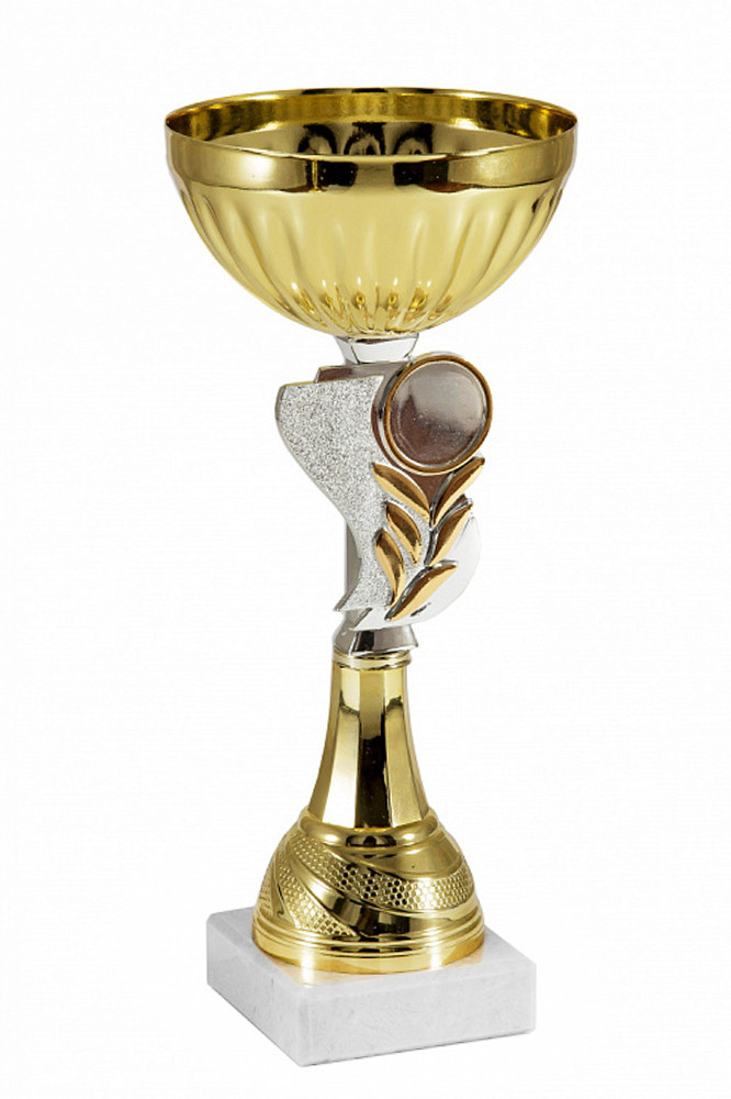 Кубок "Цветок" на мраморной подставке , высота 22 см, чаша 10 см арт. 059-220-100