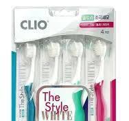 Clio Зубная щетка набор The Style White Ultra Soft Care Toothbrush