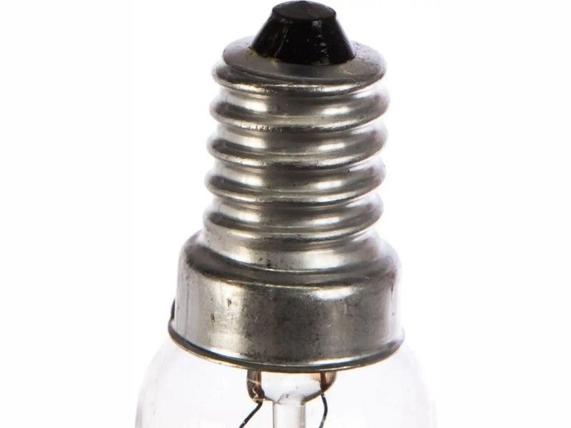 Лампа освещения духовки Gefest L15 (E14 15W 300°С, 45x20mm 55304065) - фото 3 - id-p139611168