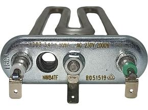 Нагревательный элемент ( ТЭН ) для стиральной машины Bosch Bo51519 (Irca 2000W прям.с отв.L=200, R9+, M155,, фото 2
